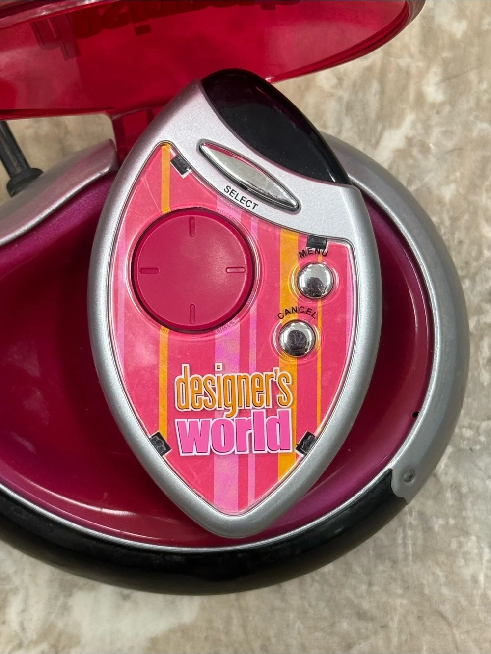 Radica Designer’s World Plug & Play TV Game Tested Complete AV Cable Handheld